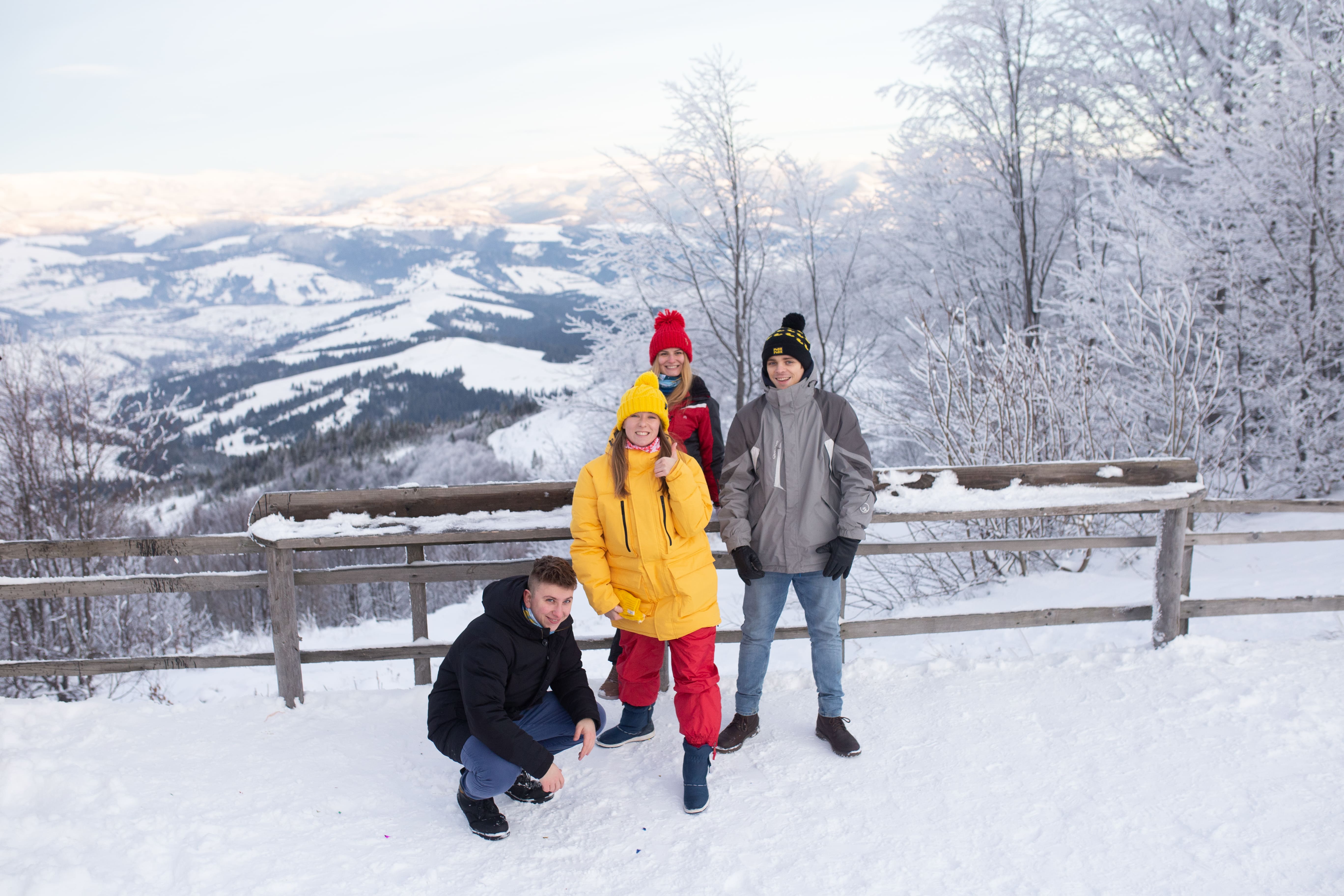 Новый год в красивом месте